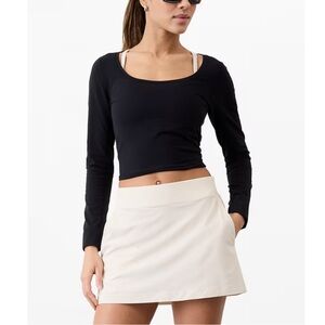 Athleta Size 0 Brooklyn Skort Light Beige